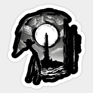 the gunslinger Sticker